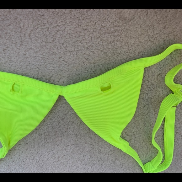Bright neon Green triangle top - Picture 4 of 4